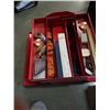 Image 9 : 3 TOOLBOXES WITH CONTENTS AND CASED ROUTER