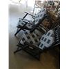 Image 3 : 2 WOOD FOLDING DECK CHAIRS