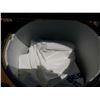 Image 2 : Two cardboard barrels of plastic bags and boxes of bubble wrap