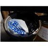Image 3 : Two cardboard barrels of plastic bags and boxes of bubble wrap