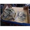 Image 1 : CANVAS DUFFEL BAG AND ANTIQUE MILITARY PORTRAIT