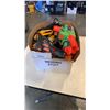 Image 1 : Box of nerf guns and screw gun