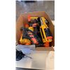 Image 3 : Box of nerf guns and screw gun