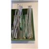 Image 3 : 3 trays of knitting needles, thread and books
