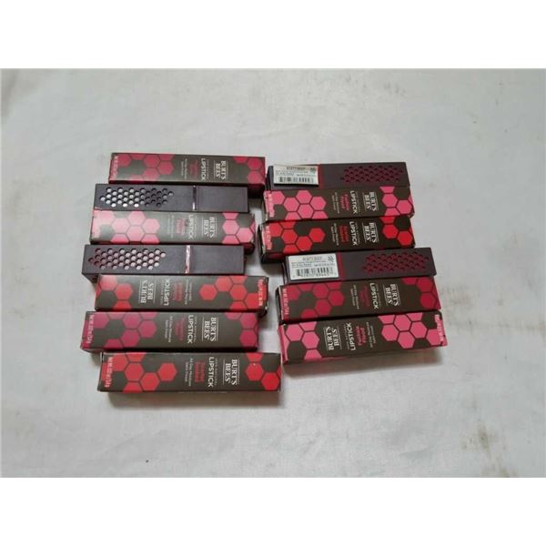 LOT OF BURTS BEES LIPSTICK