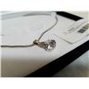 Image 2 : SILVER TONE AND ONYX EARRINGS AND SILVER PENDENT