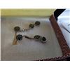 Image 3 : SILVER TONE AND ONYX EARRINGS AND SILVER PENDENT
