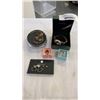 Image 1 : ANNE KLEIN WATCH, TOPAZ RING, DRAGON NECKLACE AND EAR CUFF, BOW RING AND EARRINGS