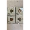 Image 3 : 7 CANADIAN WARTIME DIMES 1940-1946 .800 SILVER