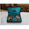 Image 3 : Eastern jewellery box with contents