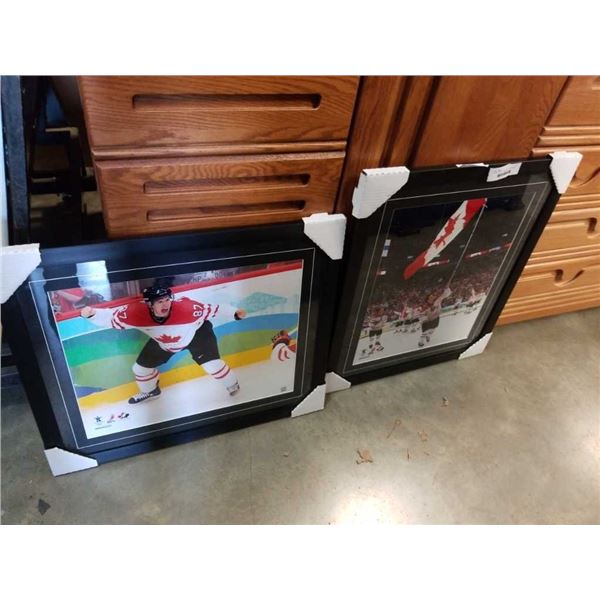 2 VANCOUVER OLYMPICS HOCKEY PRINTS