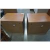 Image 7 : PAIR OF OAK PALLISER 2 DRAWER NIGHTSTANDS