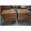 Image 8 : PAIR OF OAK PALLISER 2 DRAWER NIGHTSTANDS