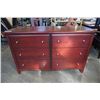 Image 2 : Modern 6 drawer dresser with beveled mirror