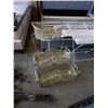 Image 1 : 2 Beige Decorative metal planters and basket on stand