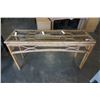 Image 10 : RATTAN GLASSTOP SOFA TABLE
