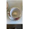 Image 10 : 63 PIECE 8 PLACE SETTING ROSE GARDEN IRONSTONE WARE MYOTT MADE IN ENGLAND CHINA SET