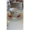 Image 11 : 63 PIECE 8 PLACE SETTING ROSE GARDEN IRONSTONE WARE MYOTT MADE IN ENGLAND CHINA SET