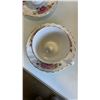 Image 14 : 63 PIECE 8 PLACE SETTING ROSE GARDEN IRONSTONE WARE MYOTT MADE IN ENGLAND CHINA SET