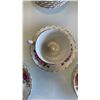 Image 16 : 63 PIECE 8 PLACE SETTING ROSE GARDEN IRONSTONE WARE MYOTT MADE IN ENGLAND CHINA SET
