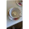 Image 18 : 63 PIECE 8 PLACE SETTING ROSE GARDEN IRONSTONE WARE MYOTT MADE IN ENGLAND CHINA SET