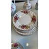 Image 24 : 63 PIECE 8 PLACE SETTING ROSE GARDEN IRONSTONE WARE MYOTT MADE IN ENGLAND CHINA SET