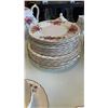 Image 25 : 63 PIECE 8 PLACE SETTING ROSE GARDEN IRONSTONE WARE MYOTT MADE IN ENGLAND CHINA SET