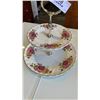 Image 2 : 63 PIECE 8 PLACE SETTING ROSE GARDEN IRONSTONE WARE MYOTT MADE IN ENGLAND CHINA SET