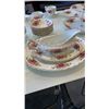 Image 32 : 63 PIECE 8 PLACE SETTING ROSE GARDEN IRONSTONE WARE MYOTT MADE IN ENGLAND CHINA SET