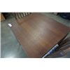 Image 3 : MODERN DINING TABLE WITH LEAF AND 2 CHAIRS
