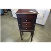 Image 1 : QUEEN ANNE STYLE JEWELRY CABINET - 31 INCHES TALL