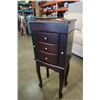 Image 2 : QUEEN ANNE STYLE JEWELRY CABINET - 31 INCHES TALL