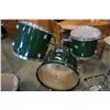 Image 2 : PEARL DRUM KIT, 3 TOMS, BASE DRUM, SNARE, HI-HAT WITH SOLAR SABIAN SYMBOL AND SOLAR SABIAN CYMBOL ON