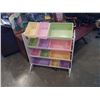 Image 1 : Light coloured toy organizer with totes