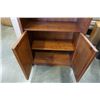 Image 8 : PINE BOOKSHELF WITH STORAGE 73 INCHES TALL X 33 1/2 INCHES WIDE X 16 1/2 INCHES DEEP