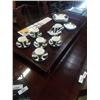 Image 1 : ROYAL ALBERT ART DECO TEA SET - 21 PIECES, 5 PLATES, 4 BREAD AND BUTTER PLATES, 5 CUPS AND SAUCERS, 