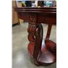 Image 7 : Carved glass carved base end table