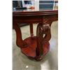 Image 9 : Carved glass carved base end table