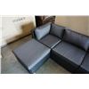 Image 2 : BRAND NEW PREMIUM RATTAN OUTDOOR 6 PIECE MODULAR SECTIONAL SOFA W/ DARK GREY CUSHIONS - RETAIL $1499