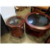Image 2 : 3 pc circular coffee and end table set