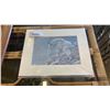 Image 1 : MOUNTAIN GOAT AT KAKWA PRINT BY ROBERT BATEMAN BC PARKS WITH COA
