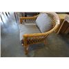 Image 2 : Wicker tub armchair