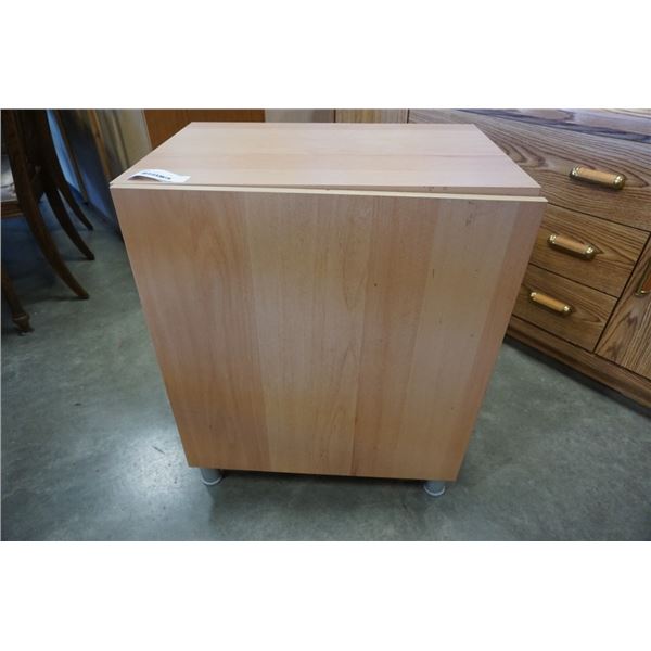 1 DOOR MAPLE CABINET