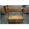 Image 1 : PINE STORAGE BENCH