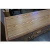Image 3 : WILD ROSE 6 DRAWER OAK FINISH DRESSER