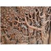 Image 8 : LARGE CARVED JUNGLE WALL ART - 59 X 27 INCHES , ELEPHANTS, MONKEYS, TIGER, TREES