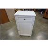 Image 1 : WHITE 1 DRAWER CABINET