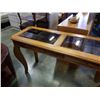 Image 3 : Smoked Glass insert sofa table