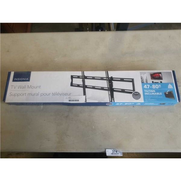 NEW OVERSTOCK INSIGNIA 47-80 INCH TILTING TV WALL MOUNT