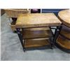 Image 2 : Matching rectangle and circle 3 tier endtables